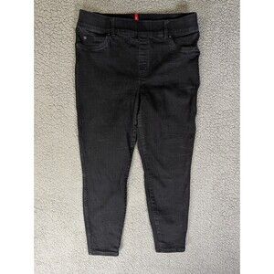 Spanx Black Skinny Ankle Jeans Women’s XL Stretch Fit Denim Pull On